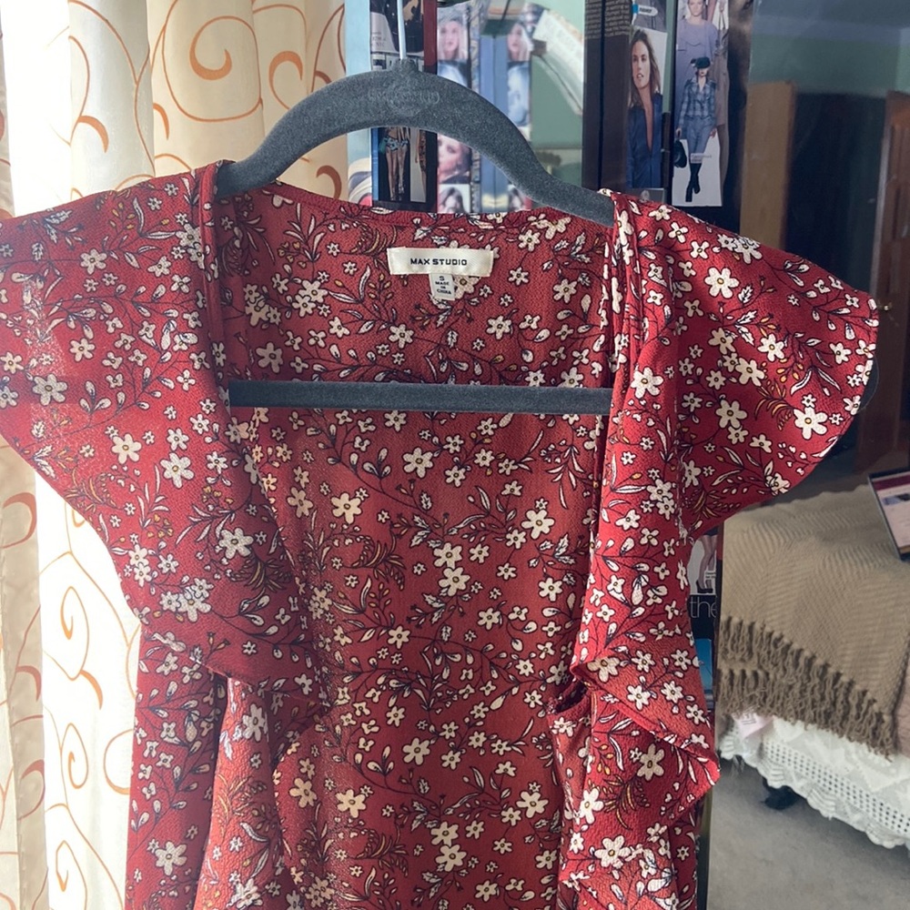 MAX STUDIO WRAP DRESS